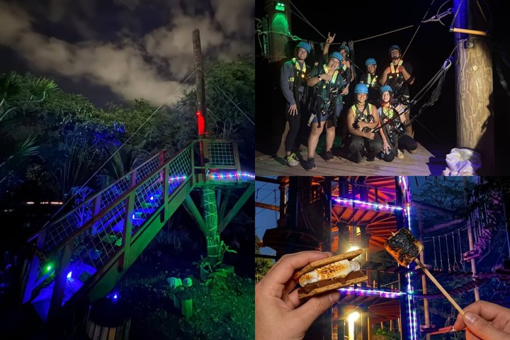 Night Zipline: 3 Zipline Adrenaline Adventure - Photo 1 of 15